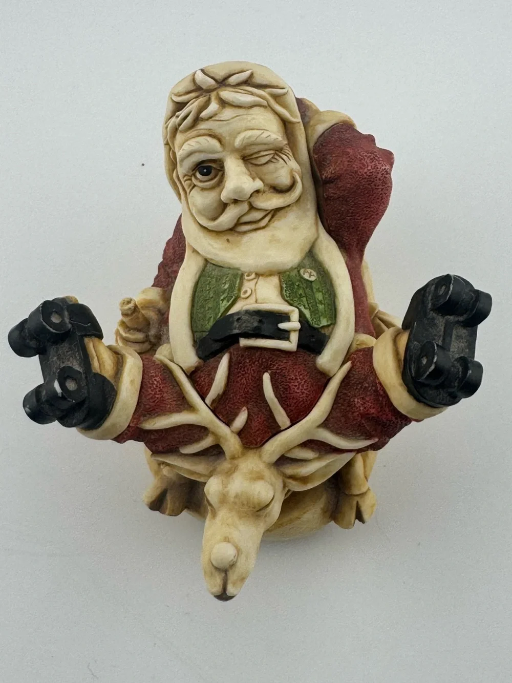 Vintage Harmony Kingdom Santa Holy Roller